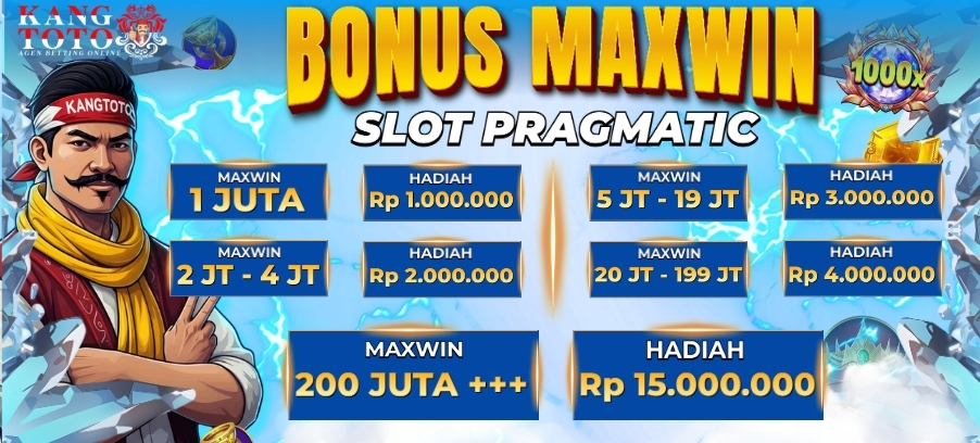 bonus maxwin kangtoto